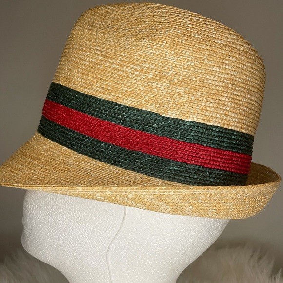 GUCCI Beige Woven straw bucket hat - Picture 7 of 7